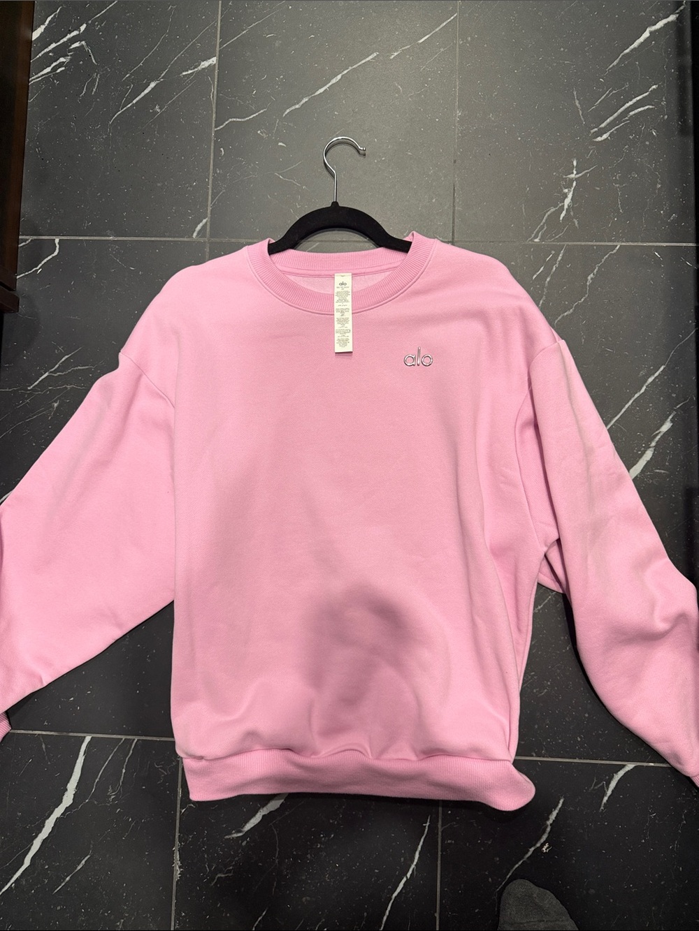 ALO Yoga Pink Crewneck Sweatshirt